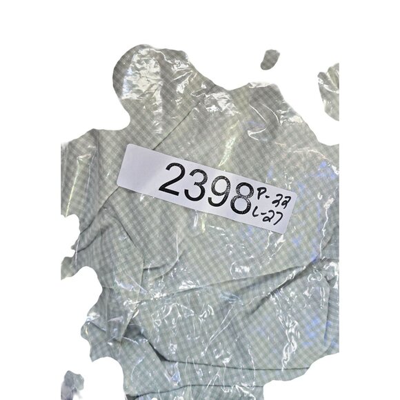 Sage Green Hoodie Comfy Knit Kangaroo Pocket & Gingham peasant boho cottagecore - Picture 5 of 5